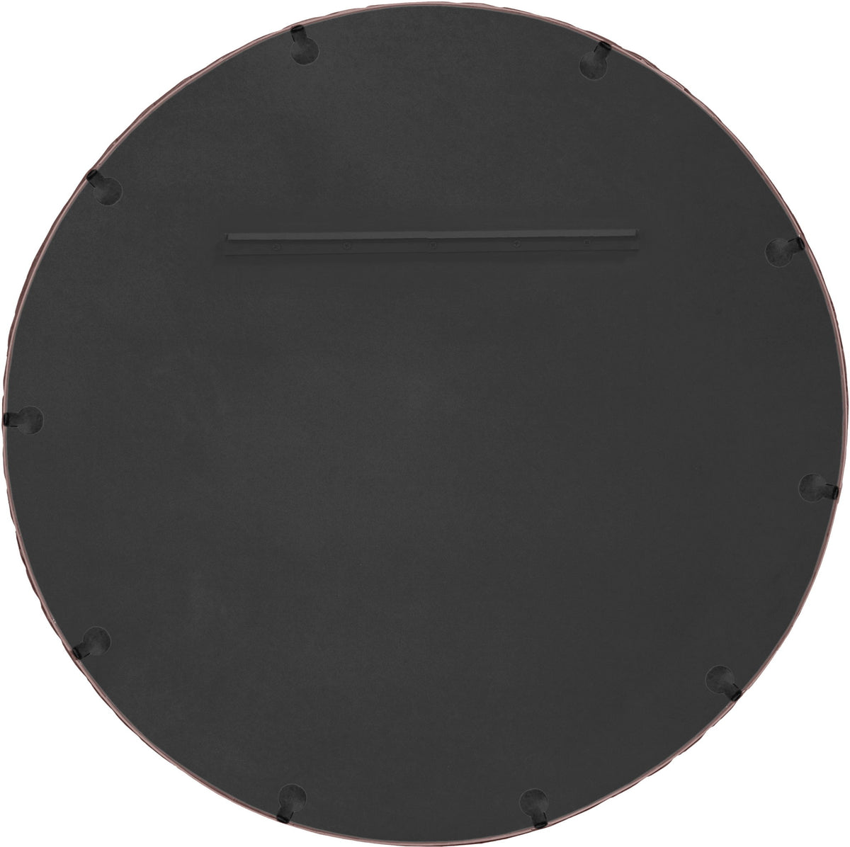 Hammer - Round Iron Mirror