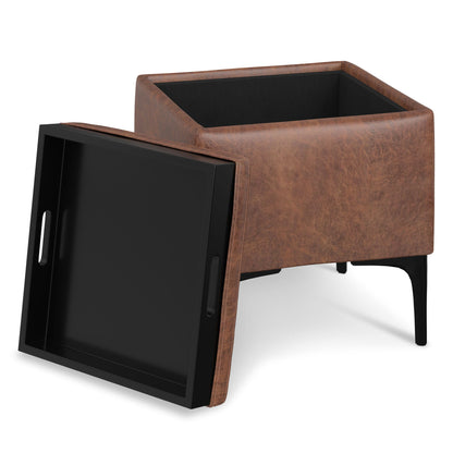 Natasha - Multifunctional Storage Ottoman With Tray - Ego Home Furniture