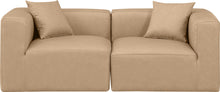 Load image into Gallery viewer, Cube - Modular 2 Piece Sofa - Tan
