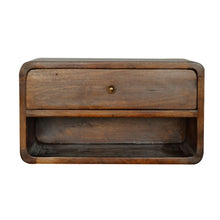 Load image into Gallery viewer, Curve Upper Slot Floating Nightstand
