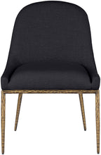 Load image into Gallery viewer, Ferro - Upholstered Dining Side Chair With Brushed Gold Legs
