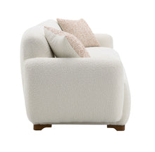 Load image into Gallery viewer, Darius - Boucle Sofa With 2 Toss Pillows - Beige
