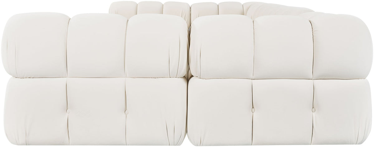 Orin - U-Shaped Velvet 6 Piece Modular Sectional