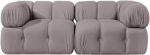 Load image into Gallery viewer, Orin - Velvet Performance Fabric Upholstered 2 Piece Modular Sofa (2 Corner Chairs)

