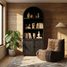 Load image into Gallery viewer, Botanical - Oak Veneer And Solid Wood Bookcase
