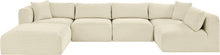Load image into Gallery viewer, Shaggy - 6 Piece Modular U-Shaped Sectional
