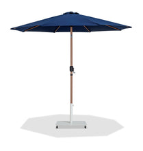 Load image into Gallery viewer, Fiji - Aluminum Patio Umbrella With Square White And Teak Base
