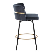 Load image into Gallery viewer, Cinch - Contemporary Fixed Height Counter Stool With Swivel &amp; Round Footrest (Set of 2)
