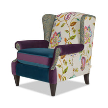 Load image into Gallery viewer, Anya - Boho Chic Wingback Accent Arm Chair
