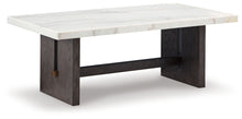 Load image into Gallery viewer, Burkhaus - Rectangular Cocktail Table - White / Dark Brown
