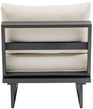 Load image into Gallery viewer, Maldives - Water Resistant Outdoor Patio Armless Chair With Gray Frame
