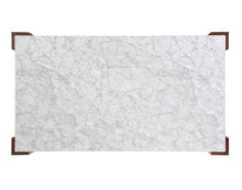 Load image into Gallery viewer, Hettie - Dining Table With Engineered Stone Top - Brown
