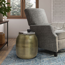 Load image into Gallery viewer, Griffen - Handcrafted Metal Storage Accent Table
