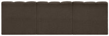 Load image into Gallery viewer, Arc - Boucle Fabric 3 Piece Modular Straight Sofa - Brown
