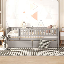 Load image into Gallery viewer, Multifunctional Wooden Daybed Bed
