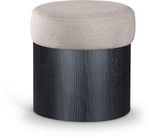 Load image into Gallery viewer, Nimes - Ottoman / Stool With Black Base
