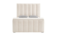 Load image into Gallery viewer, Serenity - King Bed With Speaker, TV Lift, Fireplace - Cream
