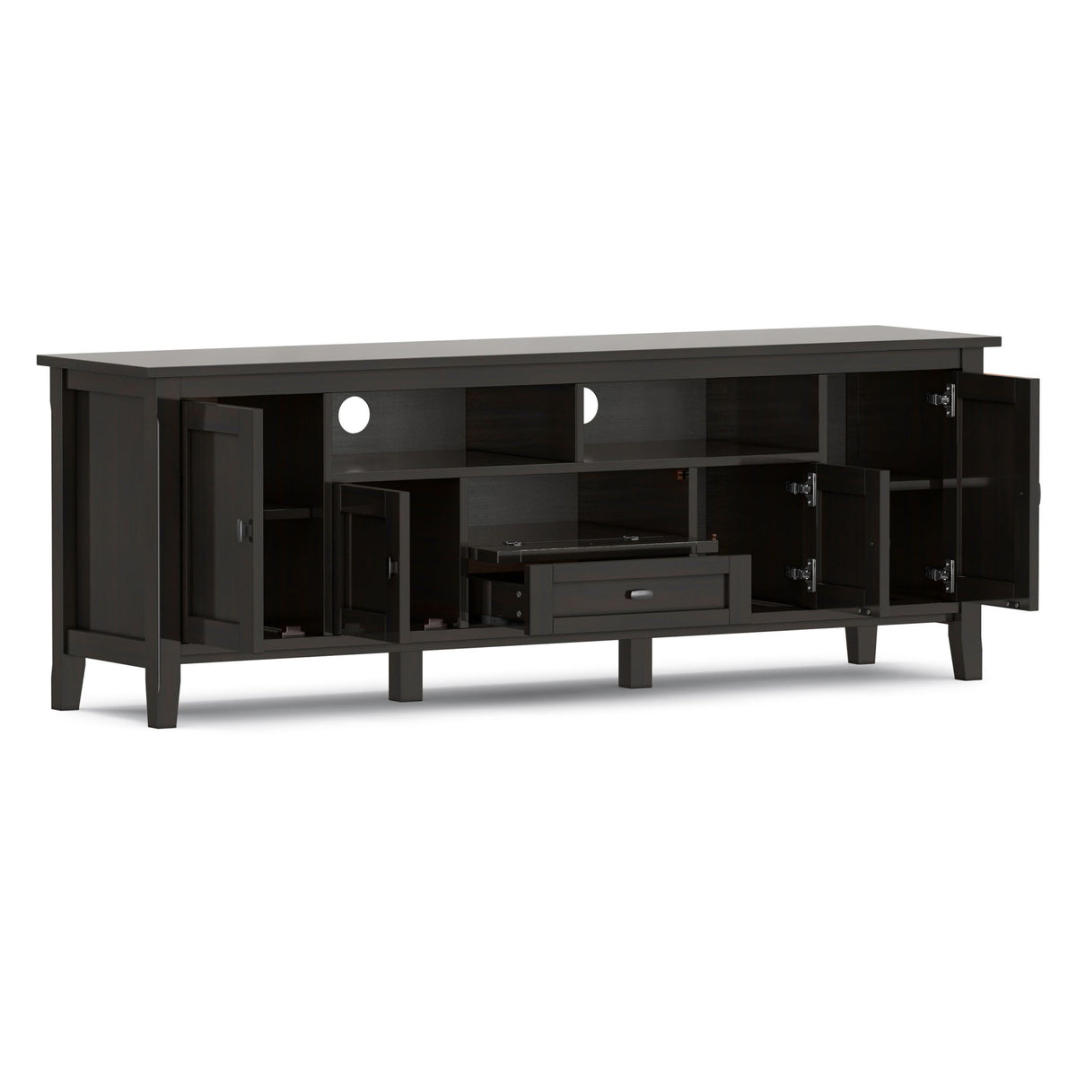 Warm Shaker - TV Media Stand - Hickory Brown - Ego Home Furniture