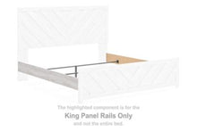 Load image into Gallery viewer, Cayboni - King Panel Rails - Whitewash
