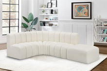 Load image into Gallery viewer, Arc - Faux Leather 5 Piece Corner Modular Sofa
