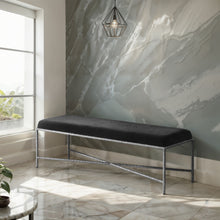Load image into Gallery viewer, Valley - Bench With Silver Frame
