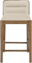 Load image into Gallery viewer, Ellis - Vegan Leather Upholstered Counter Stool (Set of 2) - Brown Base
