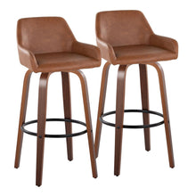 Load image into Gallery viewer, Daniella - Contemporary Fixed Height, Barstool &amp; Swivel And Round Footrest (Set of 2)
