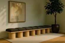Load image into Gallery viewer, Pavilion - 7 Piece Modular Bench With Natural Base
