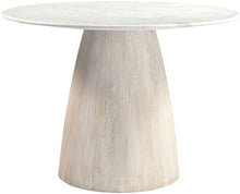 Load image into Gallery viewer, Liona - 42" Marble And Mango Wood Dining Table

