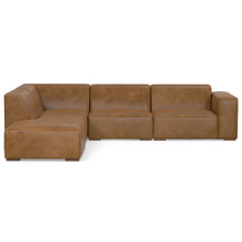 Load image into Gallery viewer, Rex - Handcrafted Sectional Sofa And Ottoman
