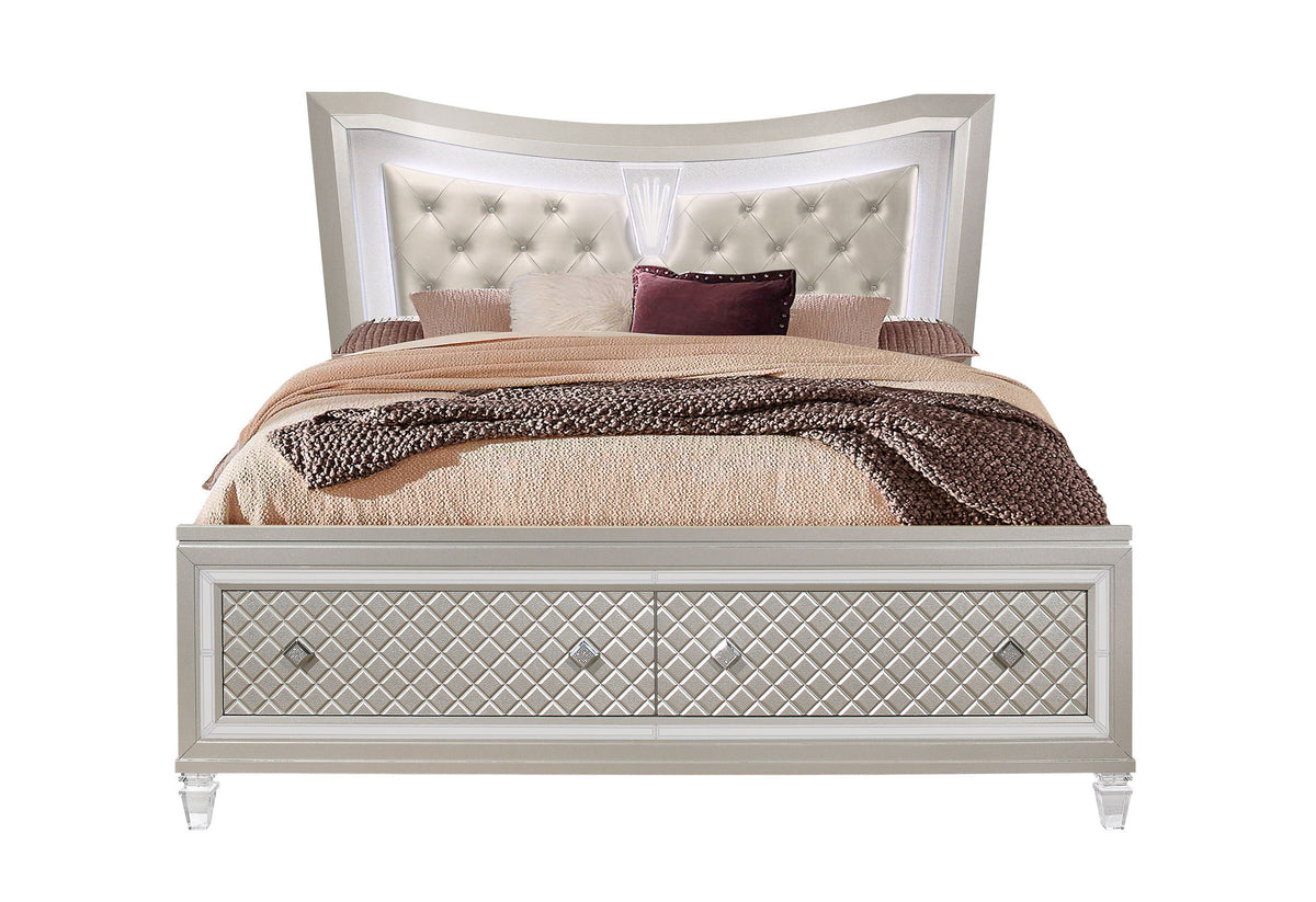Paris - Queen Bed Headboard - Champagne