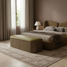 Load image into Gallery viewer, Velden - Upholstered Storage Bench With Stained Brown Base

