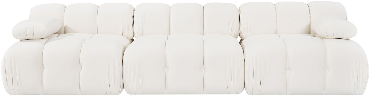 Orin - Velvet 3 Piece Modular Sofa