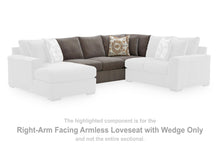 Load image into Gallery viewer, Larson Levee - RAF Armless Loveseat With Wedge - Espresso
