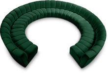 Load image into Gallery viewer, Infinity - 11 Piece Velvet Modular Sectional
