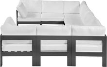 Load image into Gallery viewer, Nizuc - Outdoor Patio 8 Piece Modular Sectional With Gray Frame
