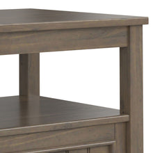 Load image into Gallery viewer, Lev - End Table With Bottom Drawer - Smoky Brown
