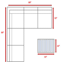 Load image into Gallery viewer, Wicker Sectional Sofa With Cushions And Table
