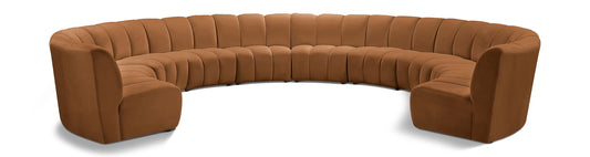 Infinity - 10 Piece Modular Sectional - Saddle