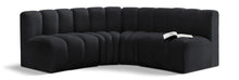 Load image into Gallery viewer, Arc - Velvet 4 Piece Corner Modular Sofa
