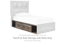 Load image into Gallery viewer, Drystan - T/F Side Storage w/Rail - Brown / Beige
