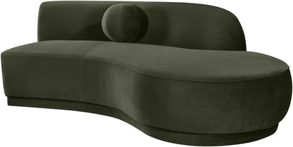 Avra - 86" Velvet Performance Fabric Upholstered Sofa