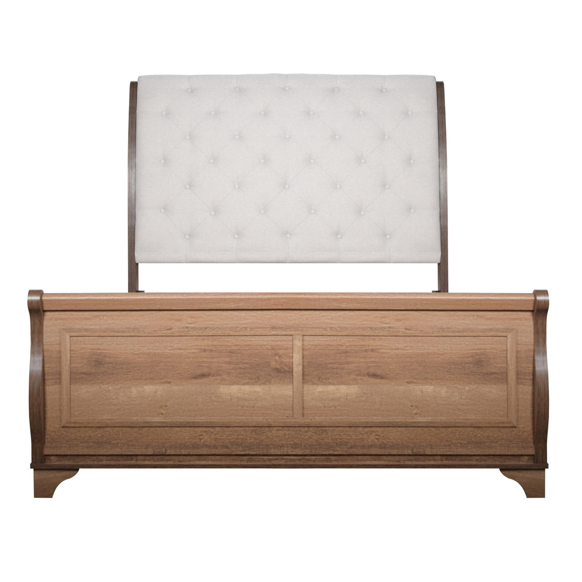Coventry Hall - Western King Side Rails - Pecan