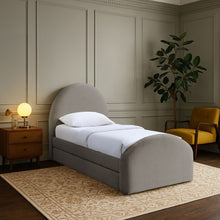 Load image into Gallery viewer, Andaz - Chenille Fabric Upholstered Trundle Bed
