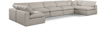 Load image into Gallery viewer, Comfy - 7 Piece Linen Modular Armless Sectional
