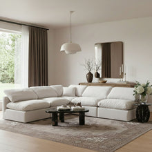 Load image into Gallery viewer, Indulge - Velvet 5 Piece Modular Corner Armless Sectional
