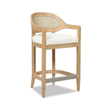 Load image into Gallery viewer, Americana - Mid-Century Modern Cane Back Counter Stool

