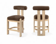 Load image into Gallery viewer, Arienzo - Velvet Performance Fabric Upholstered Counter Stool (Set of 2)
