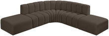 Load image into Gallery viewer, Arc - Boucle Fabric 6 Piece Corner Modular Sofa
