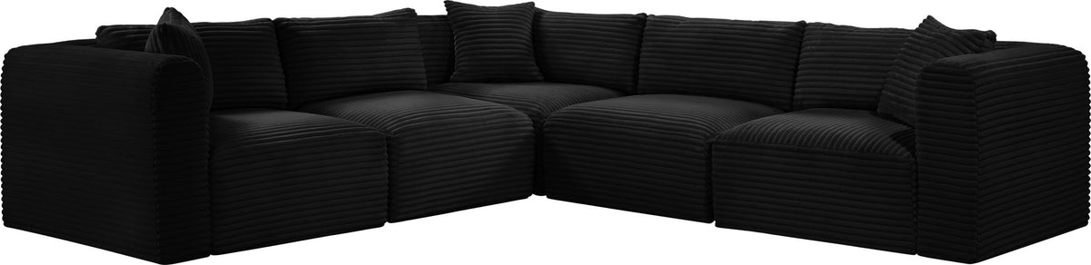 Shaggy - 5 Piece Modular Corner Sectional